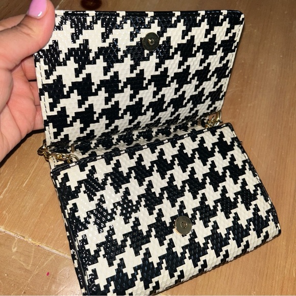 Houndstooth Black and White Women's Bag - Picture 2 of 4